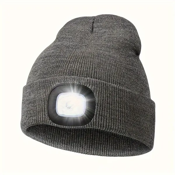 Beanie with Built-in LED Light