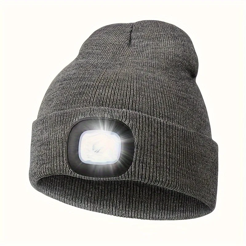 Beanie with Built-in LED Light